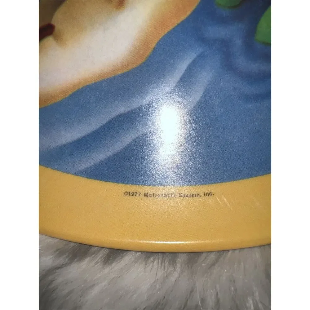 Pair of 1977 McDonald's Plastic Plates Lexington Made‎ In USA 10